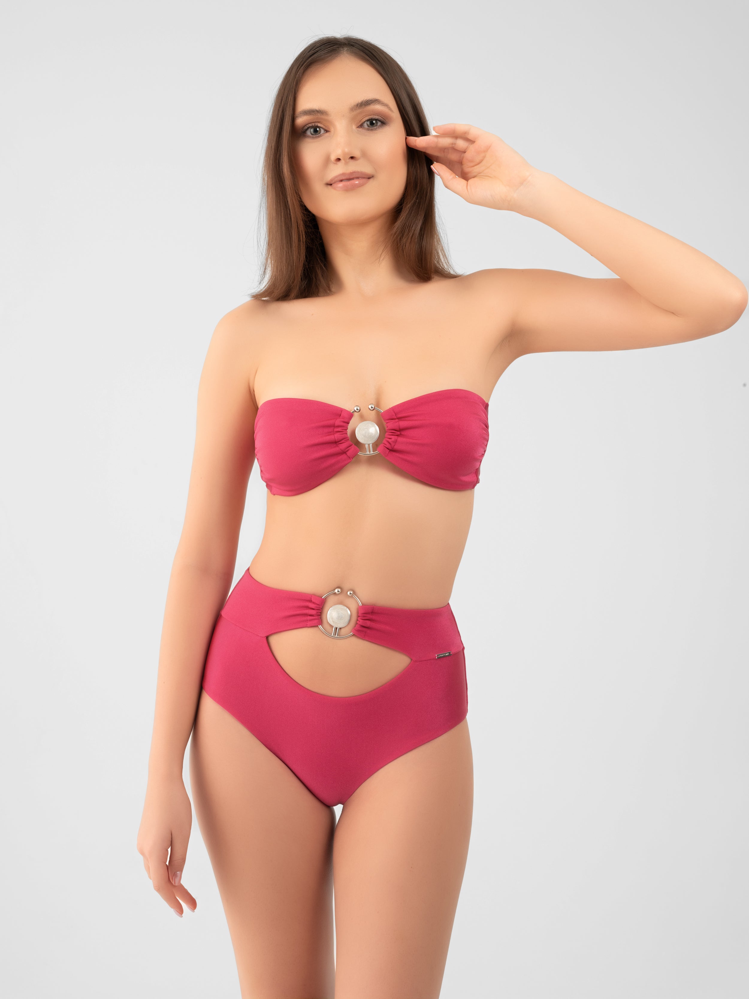 KAMILA O-RING BERRY TOP